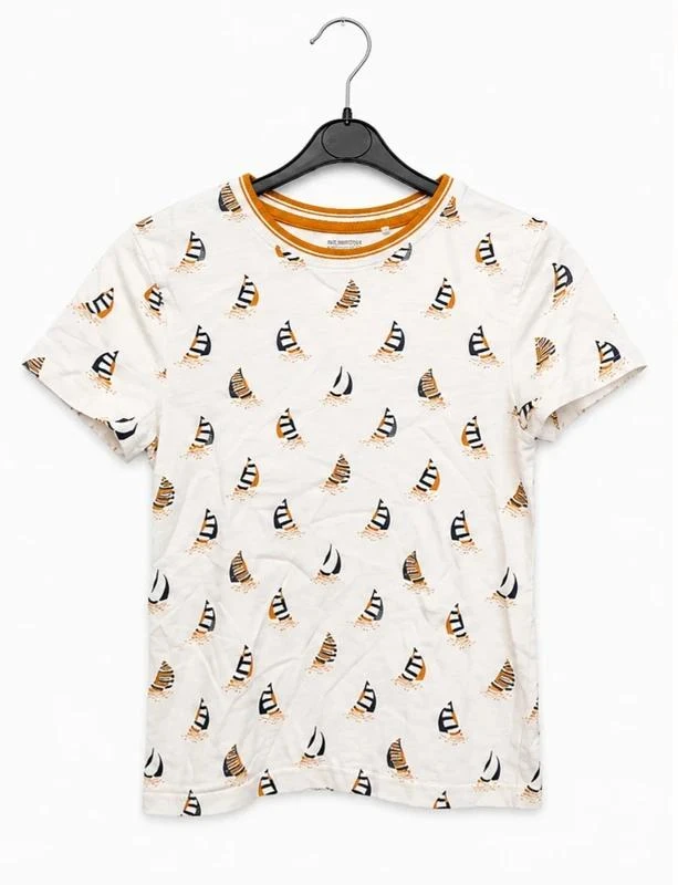 T-shirt Orchestra enfant imprimé bateaux - Blanc - 10 ans